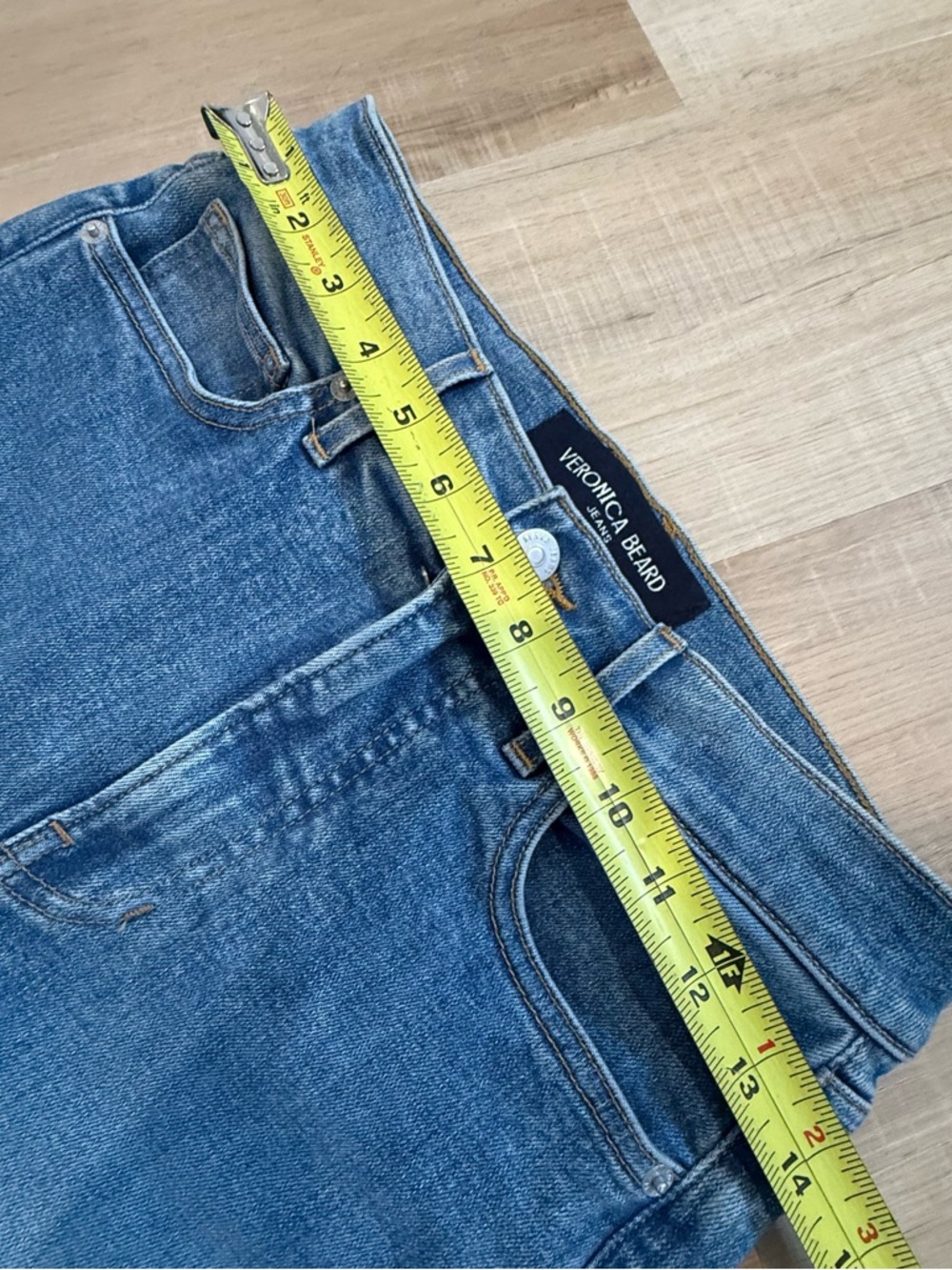 Veronica Beard Crosbie Wide Leg High Rise Jeans Size 26 - Picture 5 of 8
